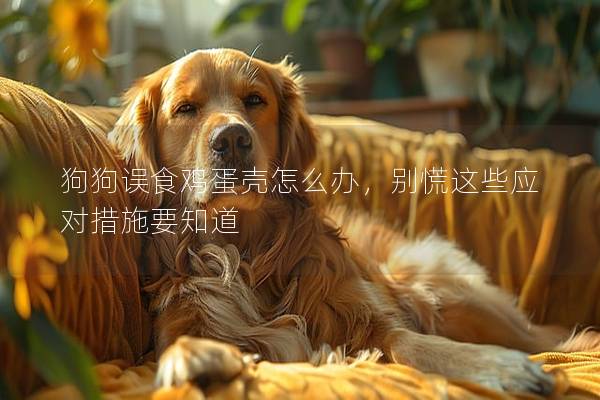 狗狗誤食雞蛋殼怎么辦，別慌這些應(yīng)對措施要知道