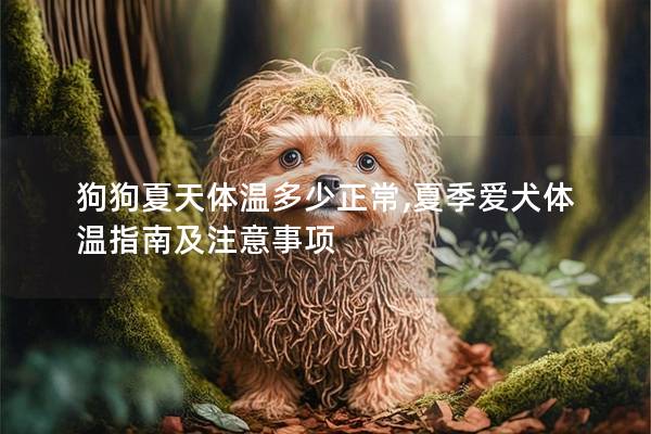 狗狗夏天體溫多少正常,夏季愛犬體溫指南及注意事項(xiàng)