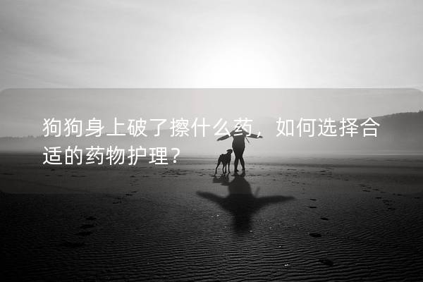 狗狗身上破了擦什么藥，如何選擇合適的藥物護理？