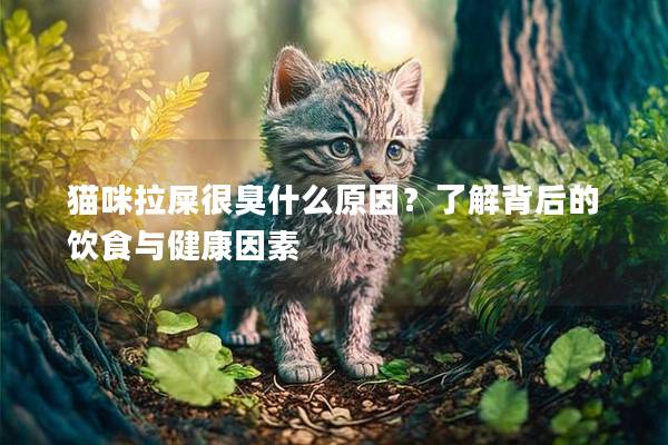 貓咪拉屎很臭什么原因？了解背后的飲食與健康因素